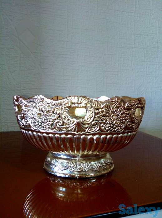 Мельхиоровая посуда для праздничного стола, фотография 2