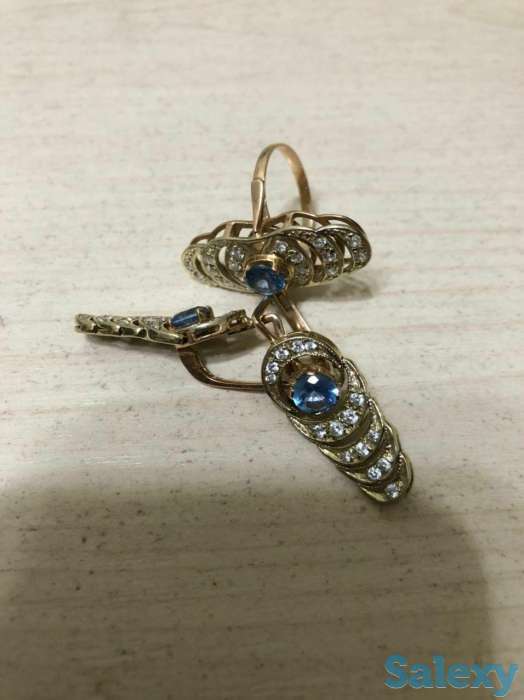 Золотое украшения.(комплект), фотография 2