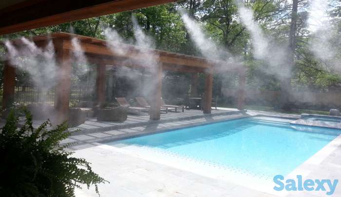 Установка Системы туман образования, системы туманного охлаждения, микроклимат, автополив. Фонтаны, водоснабжение, насос, фотография 8