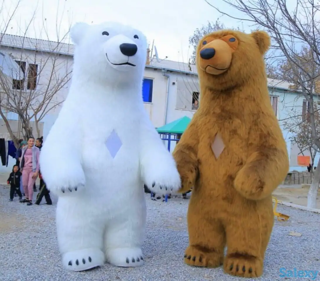 Медведи белый и бурый для поздравлений, фотография 1