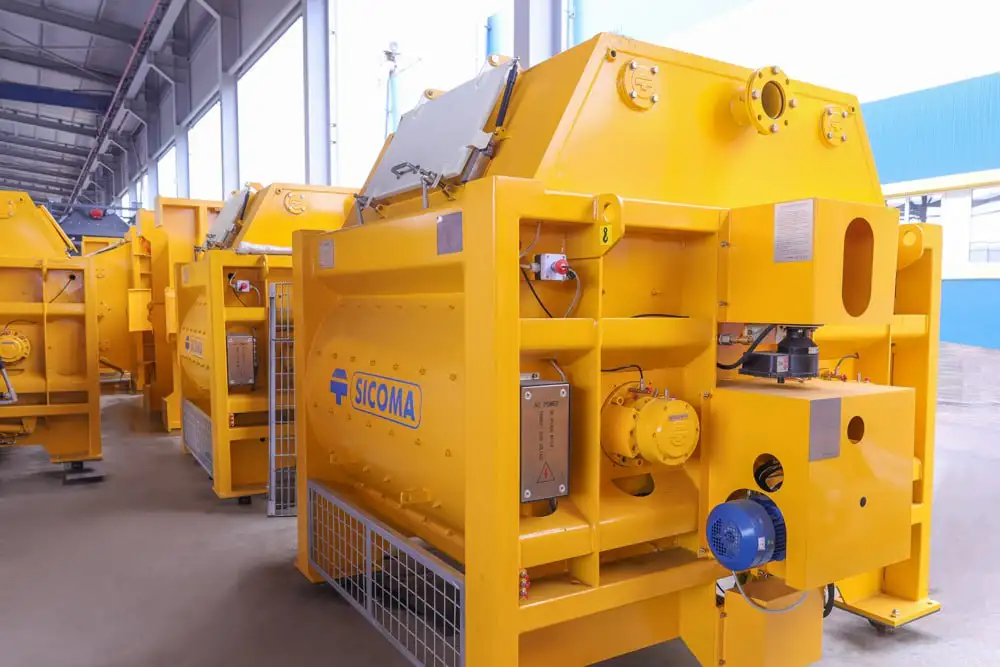 Двухвальный бетоносмеситель SICOMA MSO 750, фотография 4