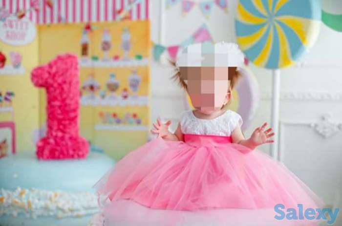 Продаётся платье на 1 годик, один раз одевали на фотосессию,, фотография 1