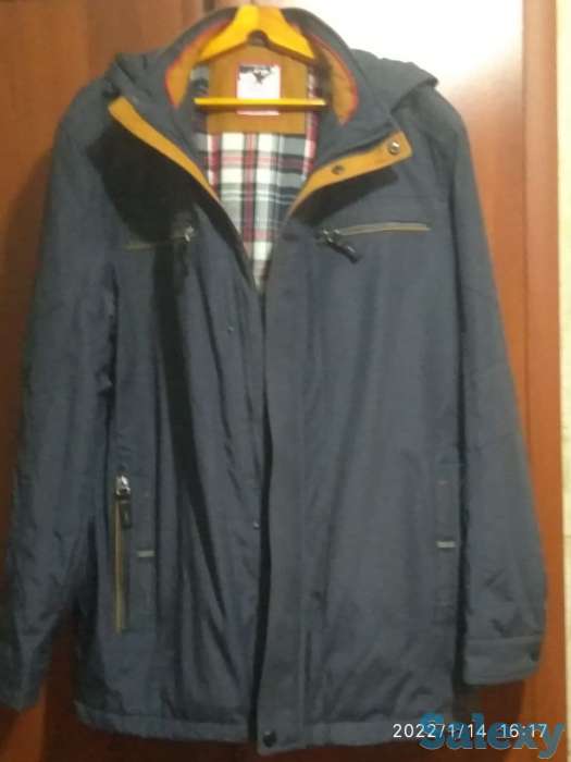 Новая мужская куртка с капюшоном, размер 56-58, фотография 3