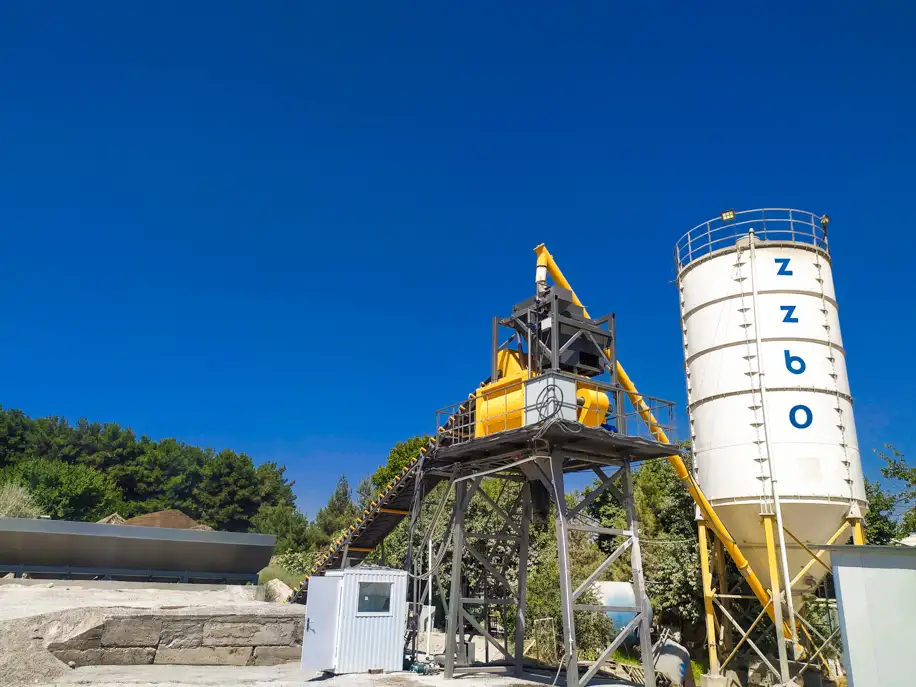 Стационарный бетонный завод  Лента-106 производительностью 106 м3час, фотография 4