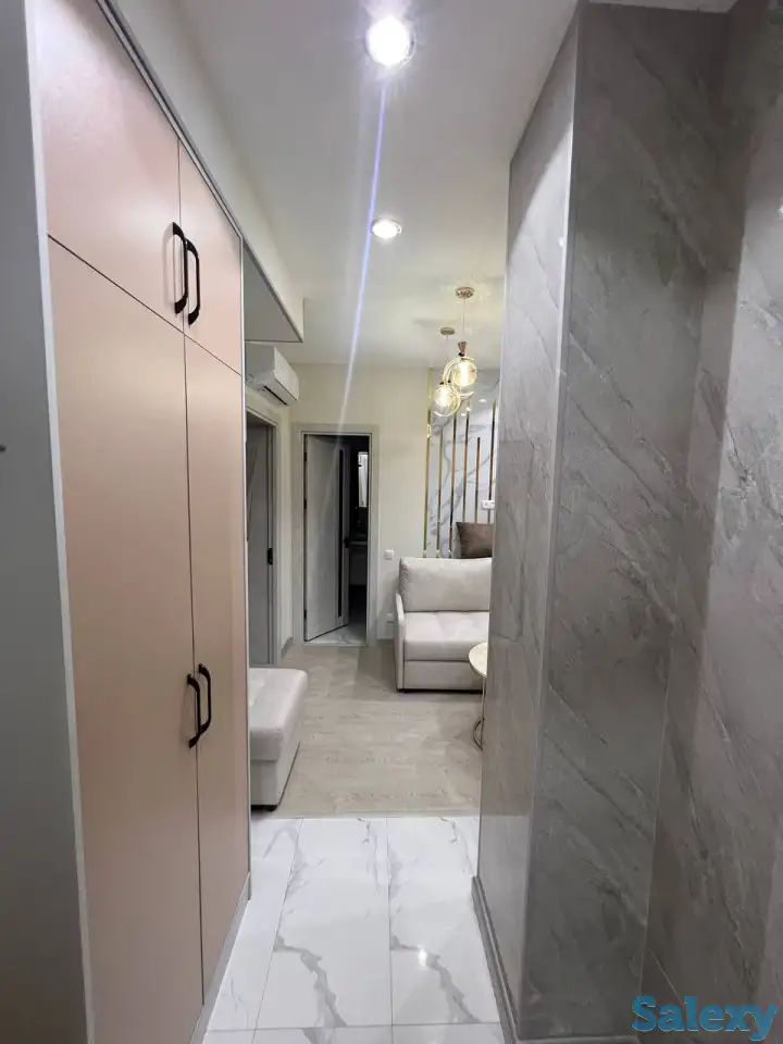 Новостройка,Ц-2,Алайский,2-комнатная-студия,8/8,30 м²,евроремонт, фотография 5