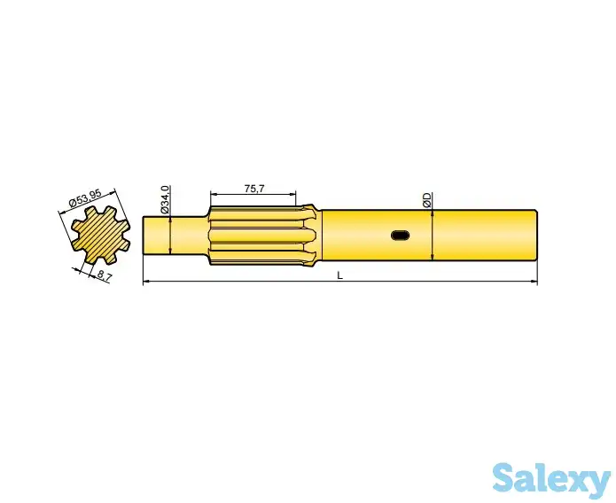 Хвостовик аналог Ingersoll Rand Hydrastar 200, фотография 1