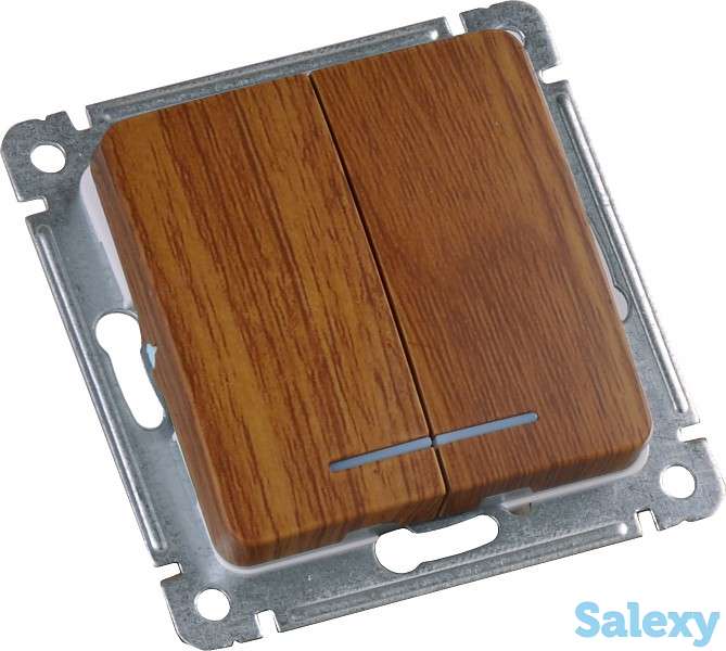 Розетки, выключатели, рамки, механизмы MASTER дуб Гарантия 5 лет от HEGEL, фотография 4