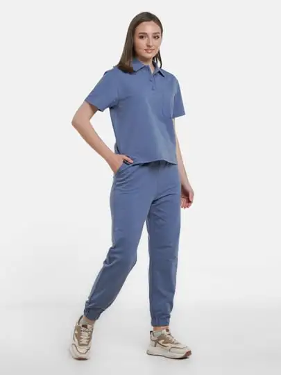 Костюм спортивный женский, повседневный, трикотажный FelivAro, фотография 7