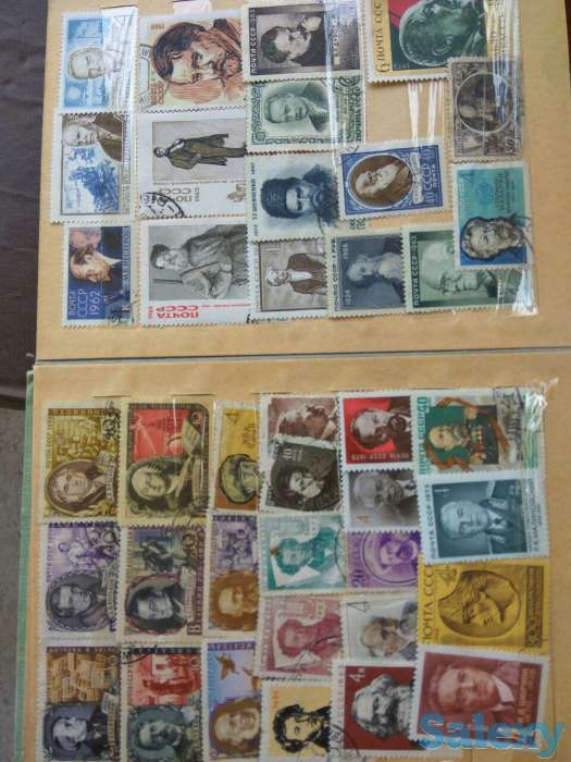 Продам сувенирные рога изобилия, рога оленя, часы с боем, пластинки, марки почтовые разные., фотография 6