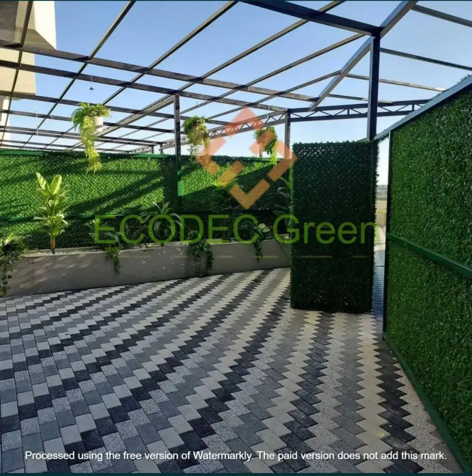 ECODEC GREEN Suniy yashil dekorativ devor Зелёный забор, фотография 7