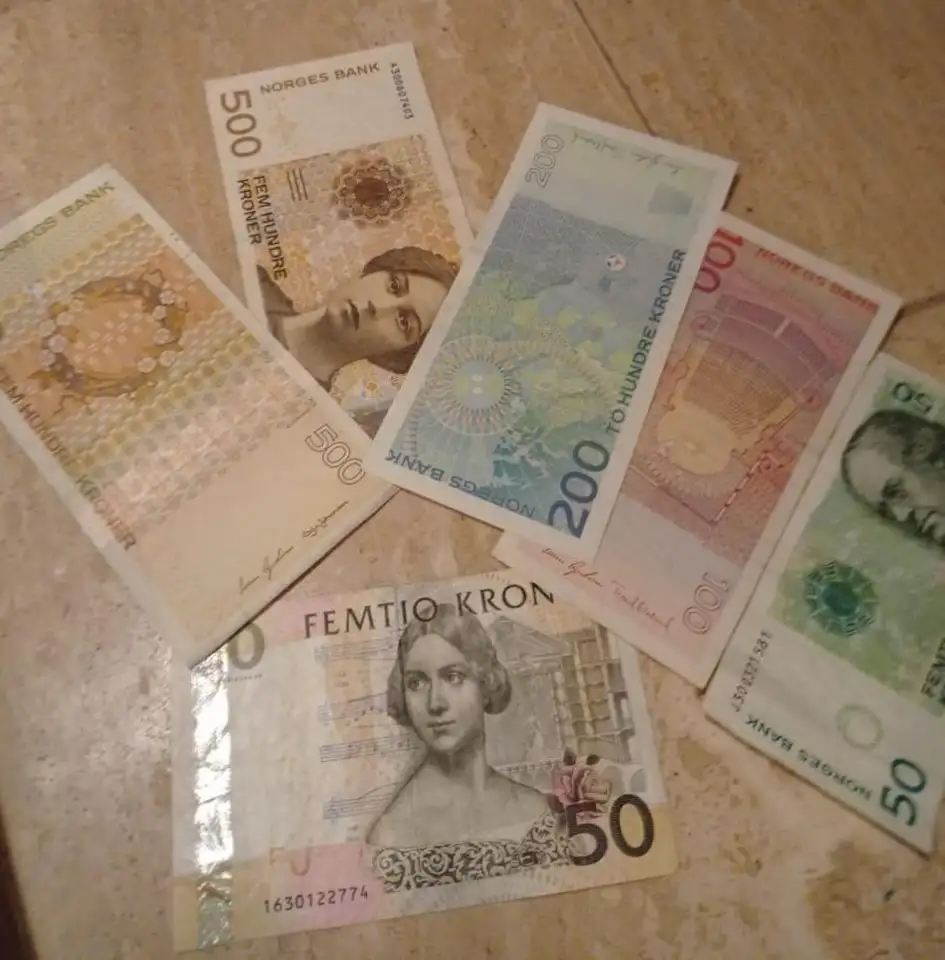 Обмен старых крон, датские, чешские, шведские, норвежские, фотография 1