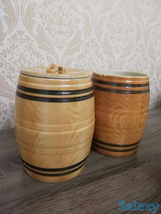 Бочонки (банки) для хранения керамика, фотография 3