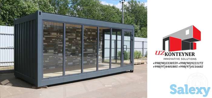 Контейнеры жилые и нежилые, контейнеры под офис, будки, киоски, мобильные дома, торговые павильоны, КПП в Ташкенте. Прои, фотография 3