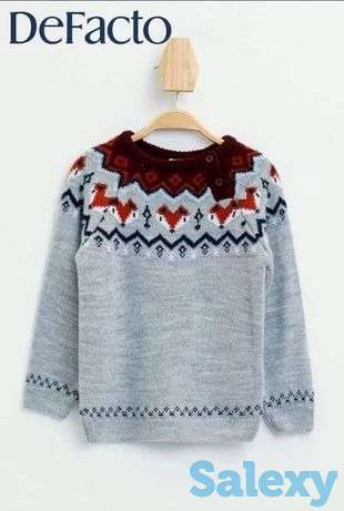 DeFacto - Детский свитер с пуговицами для 3-4 лет. Новый, фотография 1