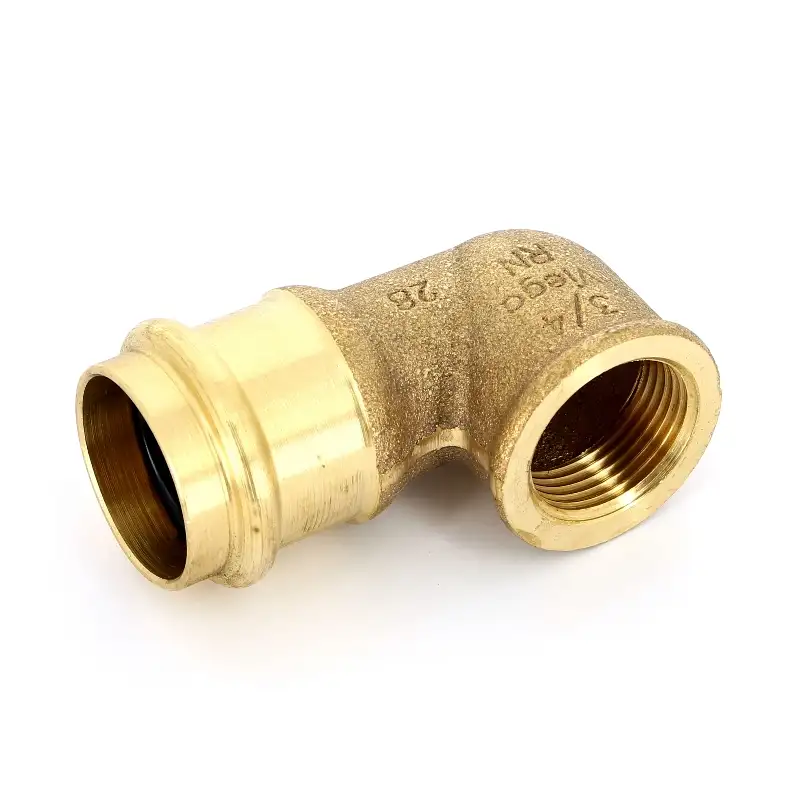 Отвод бронза, D 15-25 мм, Угол: 90, Способ присоед.: внутренняя резьба, фотография 1