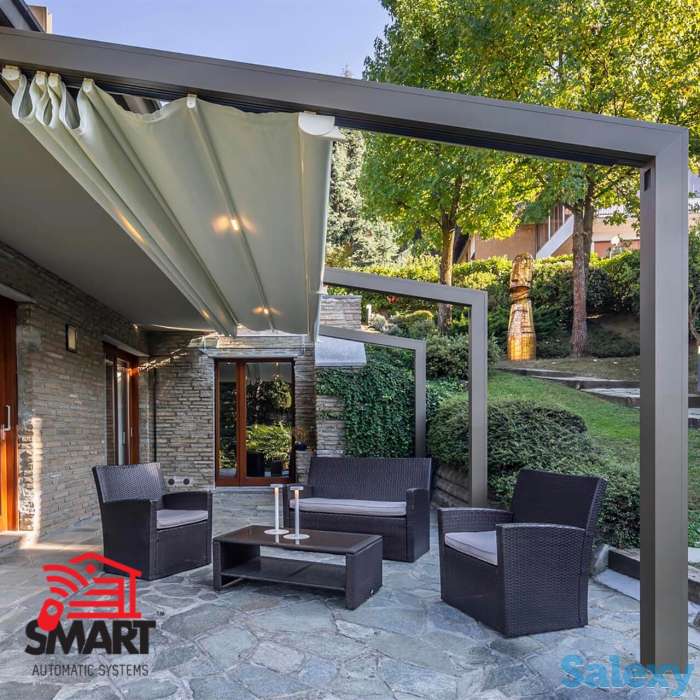 Автоматические тентовые навесы «Пергола», фотография 2