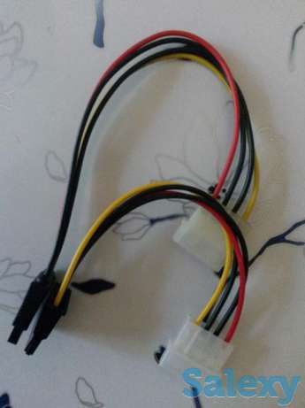 Продам 2 провода питания для харда SATA, фотография 1