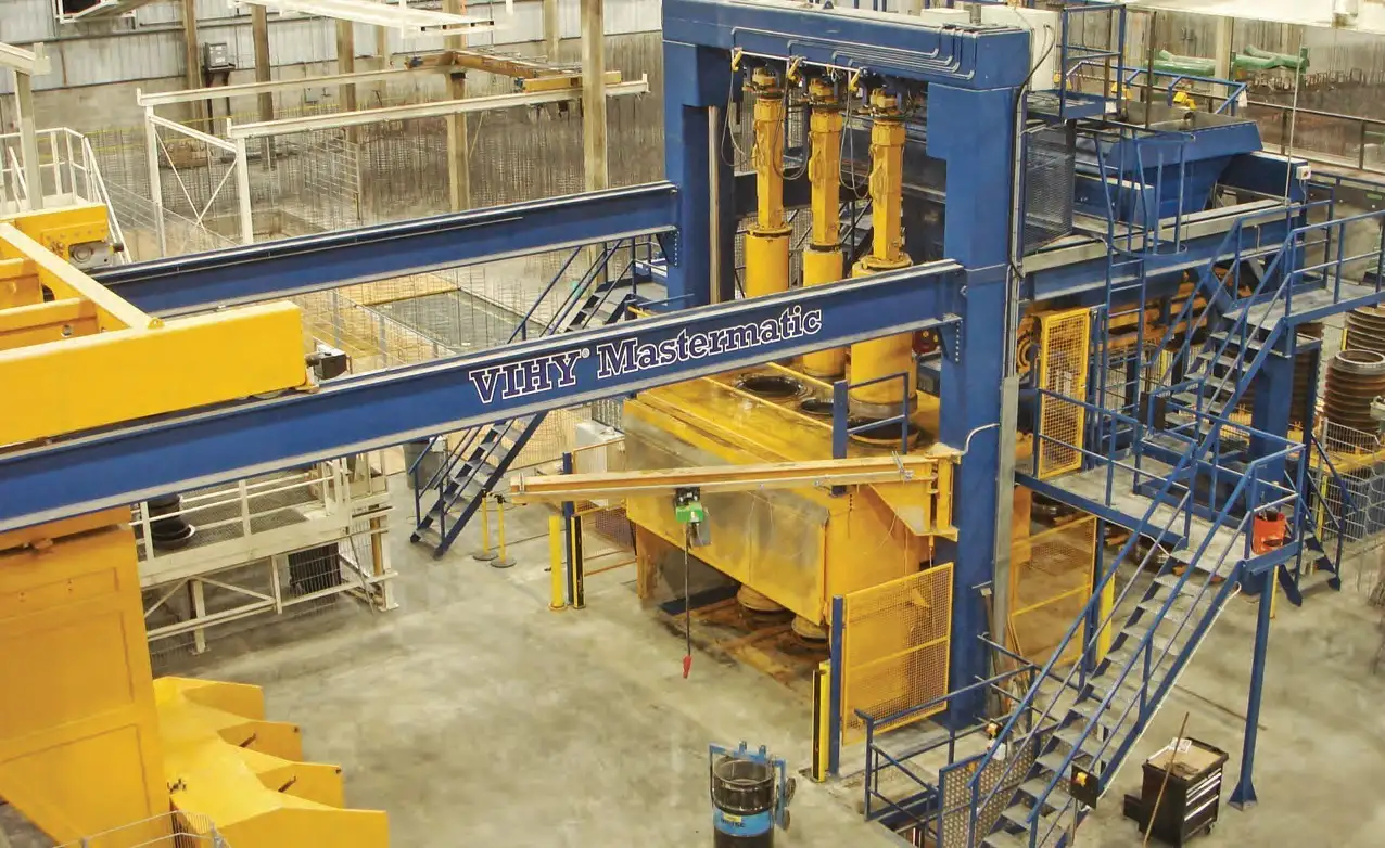 Оборудование для производства бетонных труб VIHY Mastermatic, HawkeyePedershaab., фотография 2