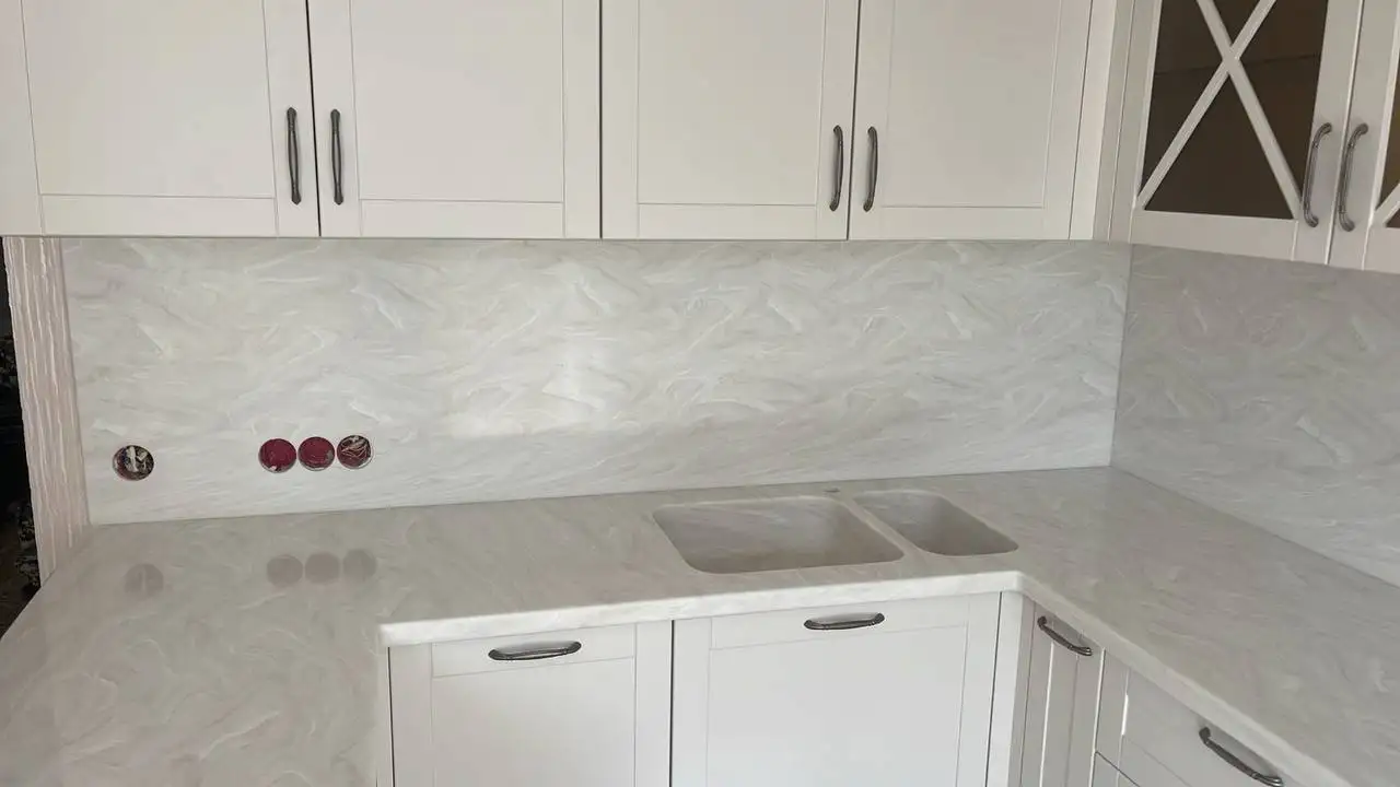 Столешницы, подоконники, раковины из камня акрил, кварц, фотография 5