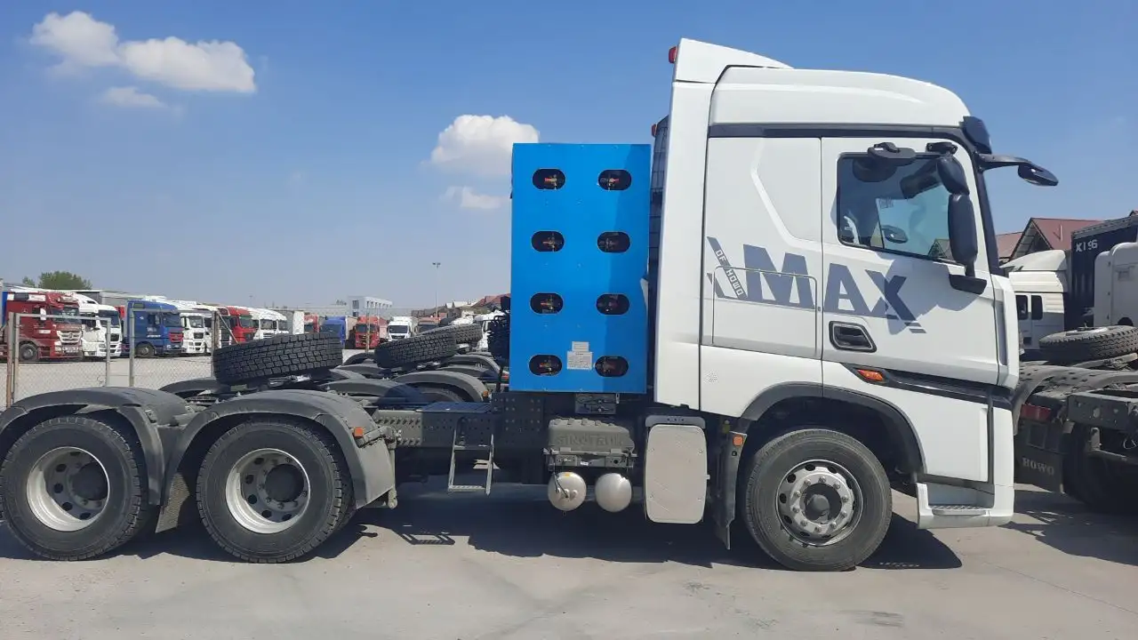 Седельный тягач Howo-Max 460 6x4 CNG  рессорная подвеска, фотография 5