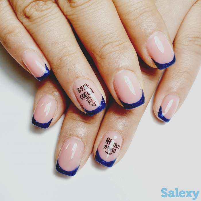 Маникюр,  наращивание, фотография 10