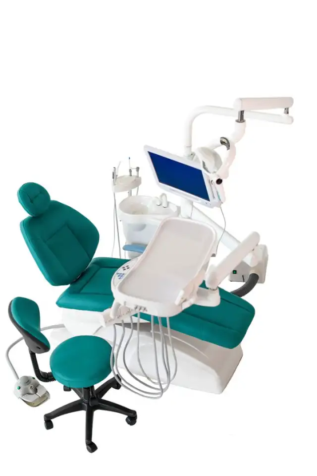 DL920 - стоматологическая установка с верхней подачей инструментов Dental League Китай, фотография 1