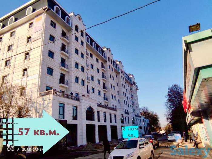 Продается 2/4/8/ кв. 57 кв.м. в близи улицы Паркент, фотография 2