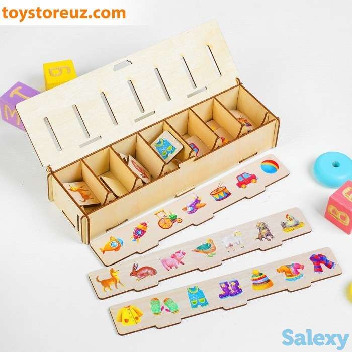 Купить детские 🌈 пирамидки, сортеры и шнуроки от интернет-магазина ToyStoreUZ, фотография 3