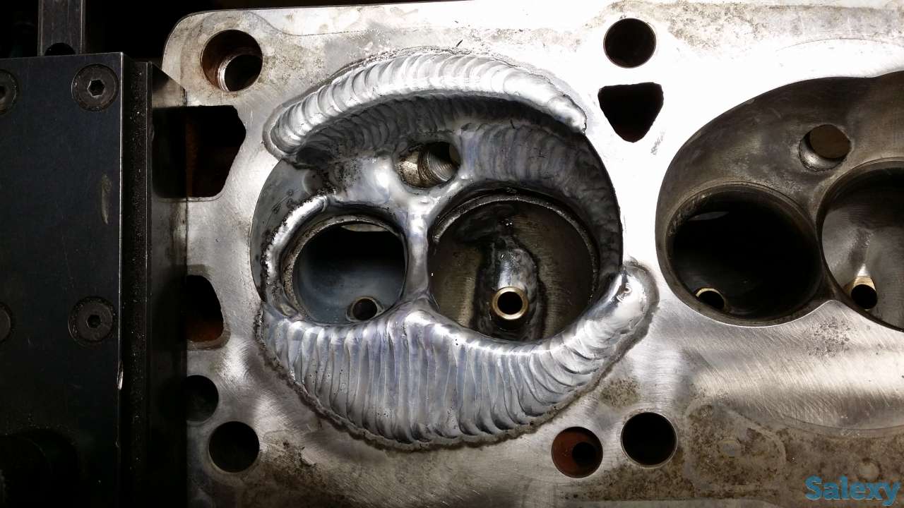 Аргон сварка. Опрессовка Головки ГБЦ., фотография 4