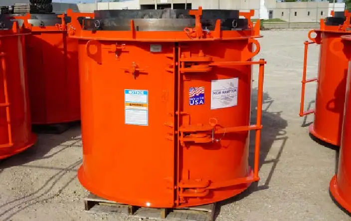 Оборудование для формирования бетонных стояков люков, Afinitas., фотография 3