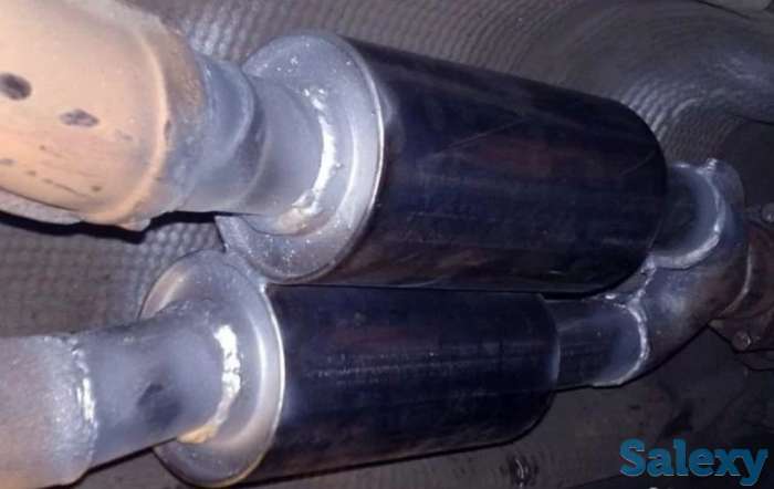 Пламегаситель магистральный (на днище, на место удаленного катализатора), фотография 3