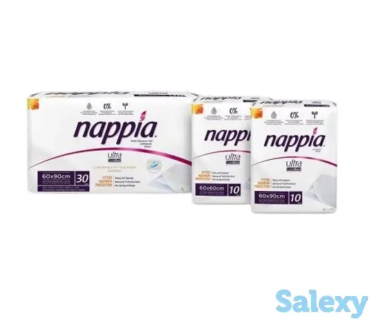 Пеленки одноразовые впитывающие Nappia оптом, фотография 1