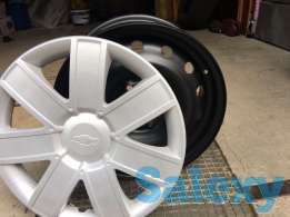 О Б М Е Н стальные от ласетти 1 поз. 4 шт.+колпак На литые от джентры, фотография 1