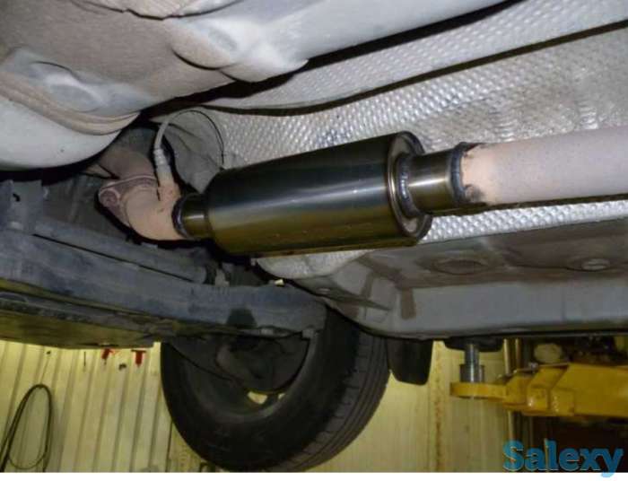 Пламегаситель магистральный (на днище, на место удаленного катализатора), фотография 5