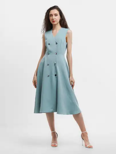 Платье женское, летнее на запах, повседневное праздничное, миди,хлопок, фотография 2