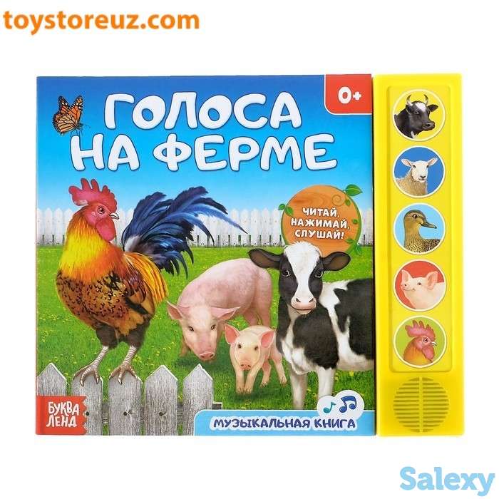 Купить 👶 детские книги-музыкальные, карточки и развивающие пособия от интернет-магазина ToyStoreUZ, фотография 3