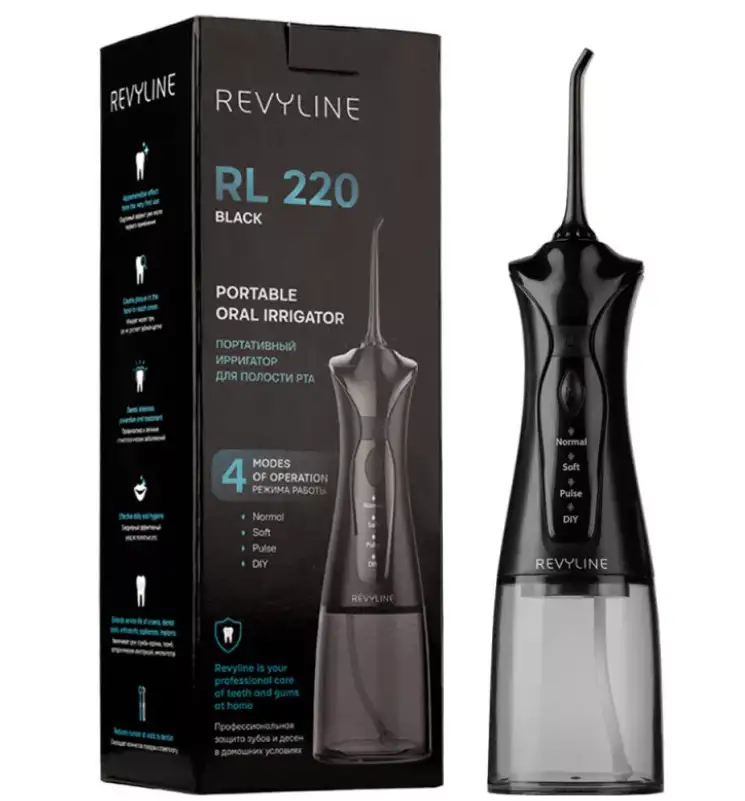 Ирригатор Revyline RL 220, черный, фотография 1