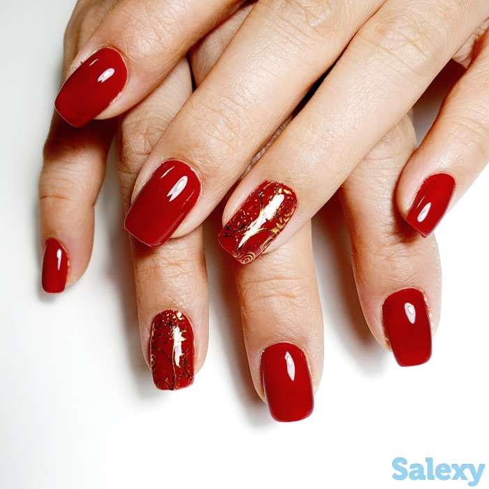 Маникюр,  наращивание, фотография 2