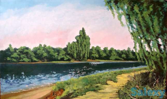 Продам картину летний пейзаж, фотография 1