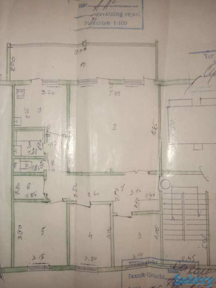 Продаю свою 4х комнатную квартиру Сергели - 1 4/2/5, фотография 10
