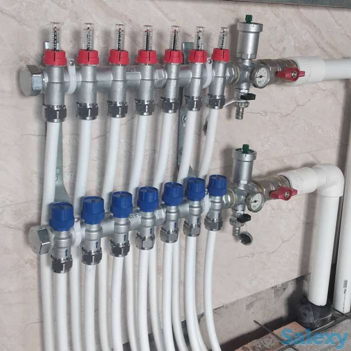 Монтаж отопления сантехник тёплый пол, фотография 4