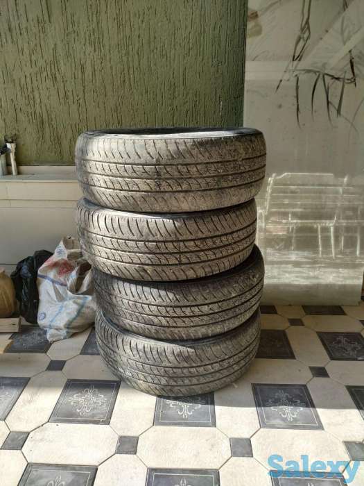 б\у автошины (195/6-/15) от ласети 4 шт., фотография 1