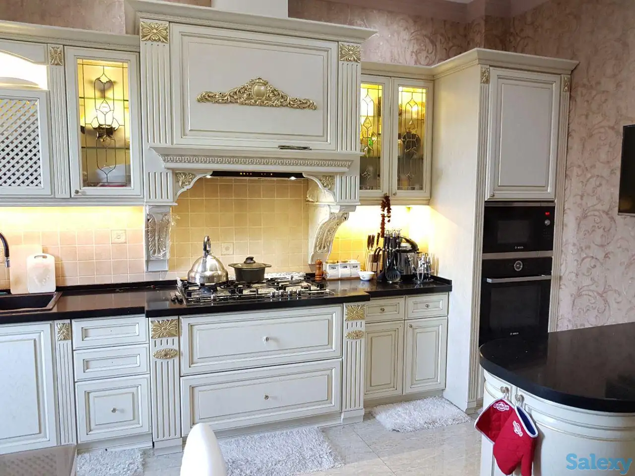 Новостройка,парк Бабура,4-комнатная,4/8,150 м²,классика,мебель,техника, фотография 3