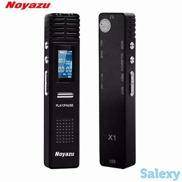 Умный смарт диктофон LEORY® + авто включение записи при голосе, шума, фотография 1