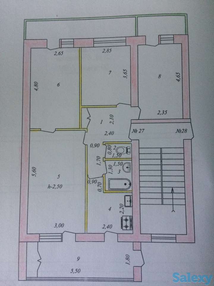 Продается СРОЧНО 4-х комнатная квартира ул. А.Навои дом 5 Цена 35 000 у.е., фотография 1
