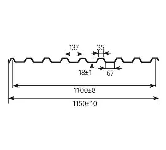 Профнастил МП-20 ПЭ-0,4, фотография 2