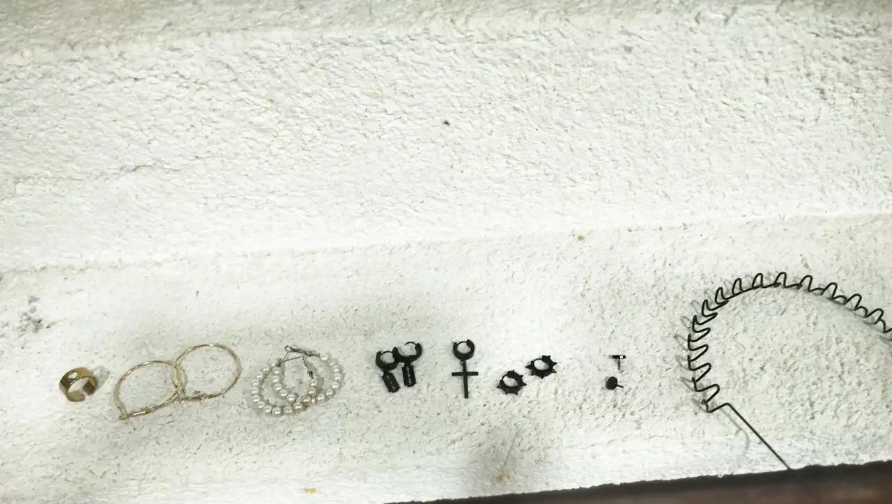 Сережки и ободок, фотография 1