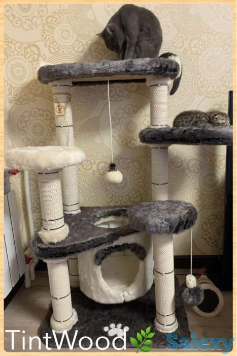 Когтеточка для кошки. Игровой комплекс для кошки. Дом для кошки., фотография 8
