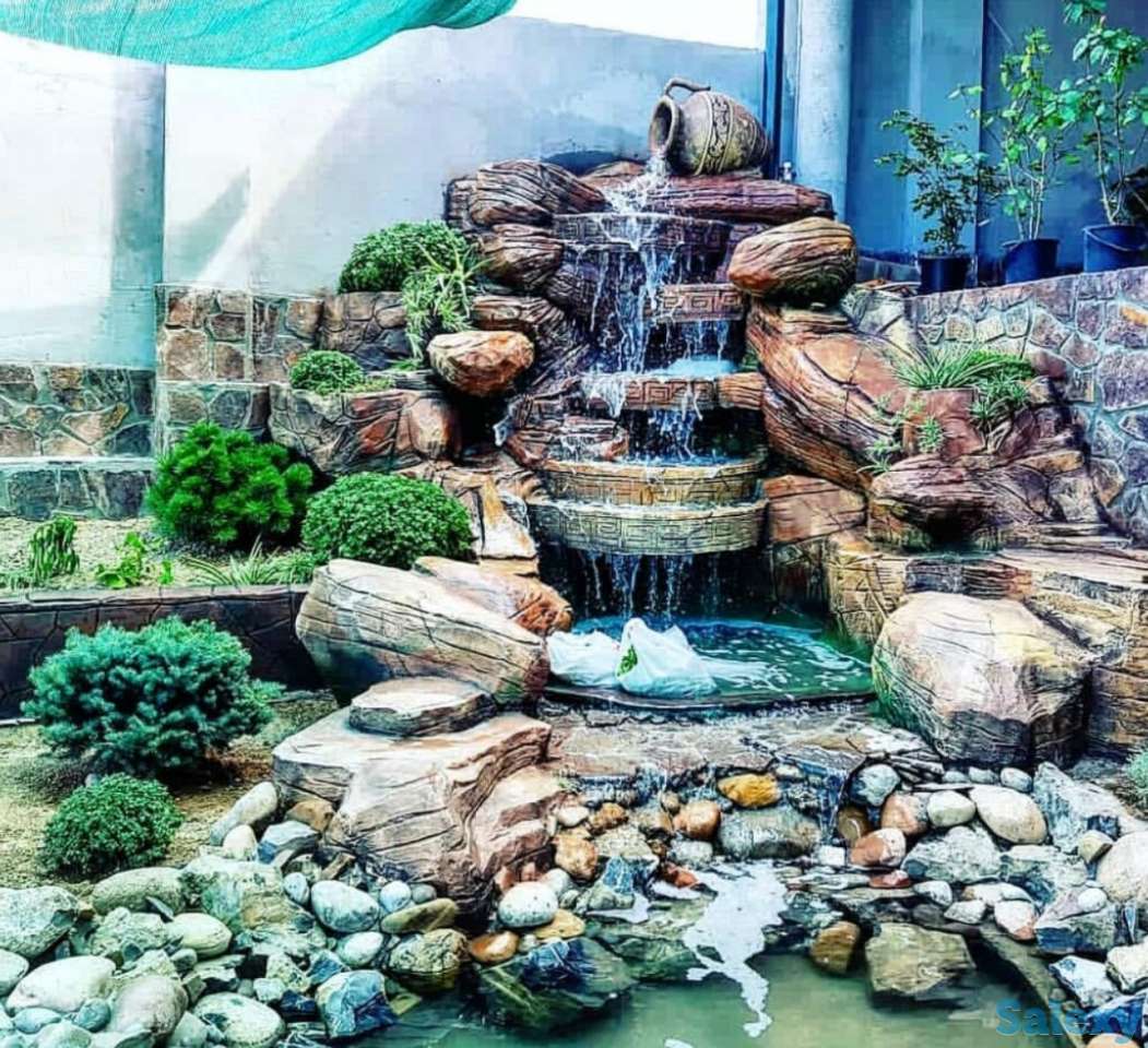 Водопад искуственая работа, фотография 2