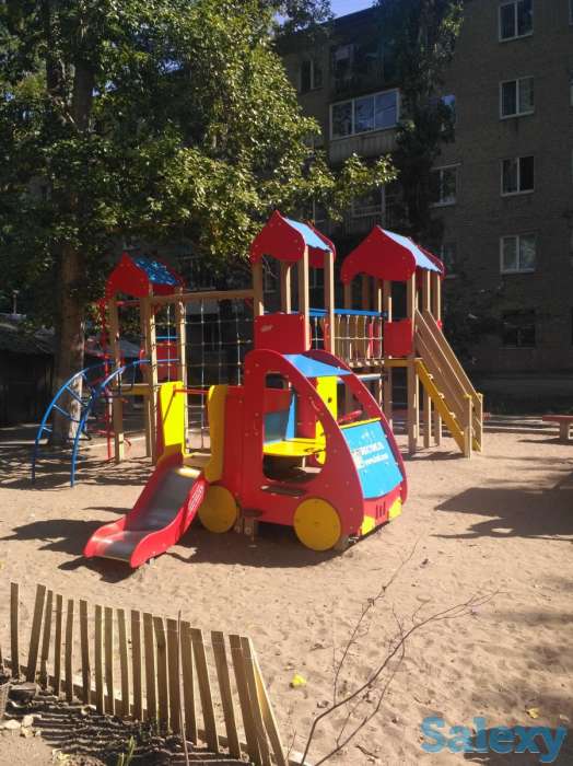 Строительство футбольного поля детских площадок под ключ, фотография 3